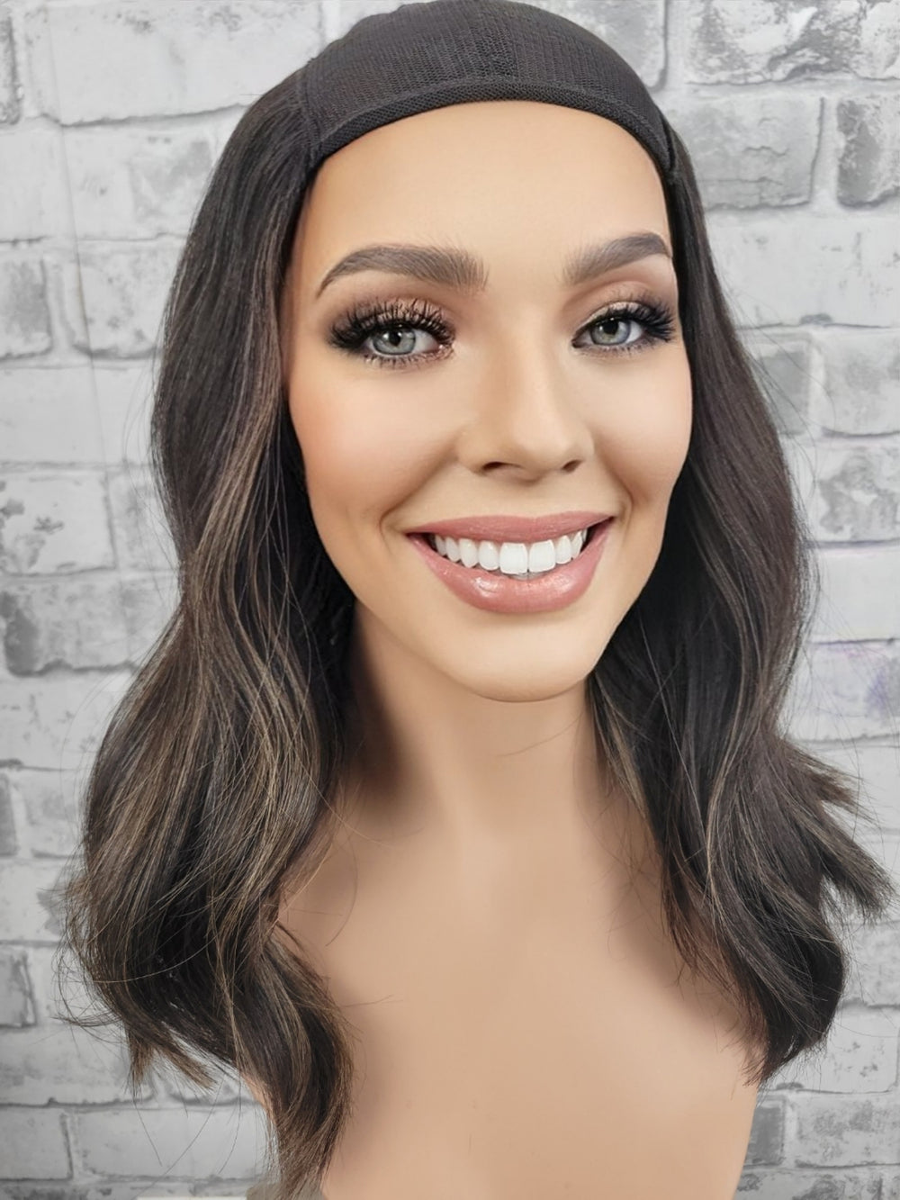 17" Hat Fall Wig - Light Goldstone (S) - FLOX HAIR