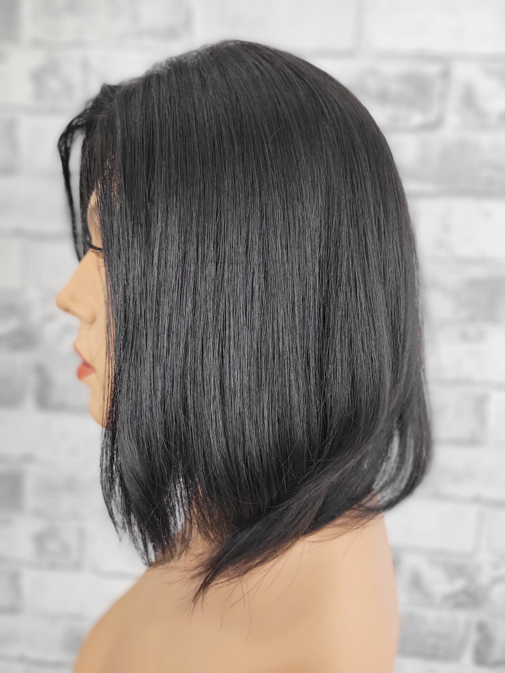 14" Silk Top Topper - Natural Black (6x6) - FLOX HAIR