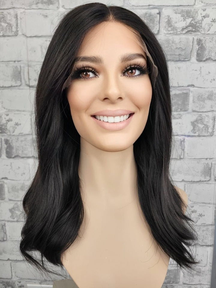 18" Lux Lace Wig - Natural Black (L)