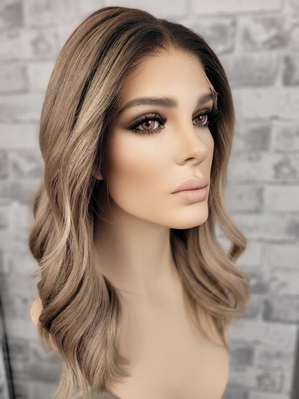 18" Lux Lace '24 Wig - Dark Driftwood (XS) - FLOX HAIR