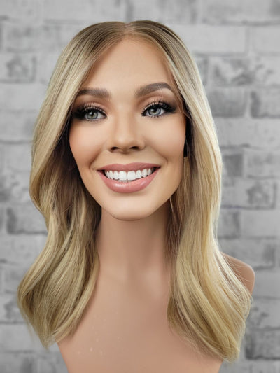 18" Lux Lace '24 Wig - Lighting Blonde (S) - FLOX HAIR