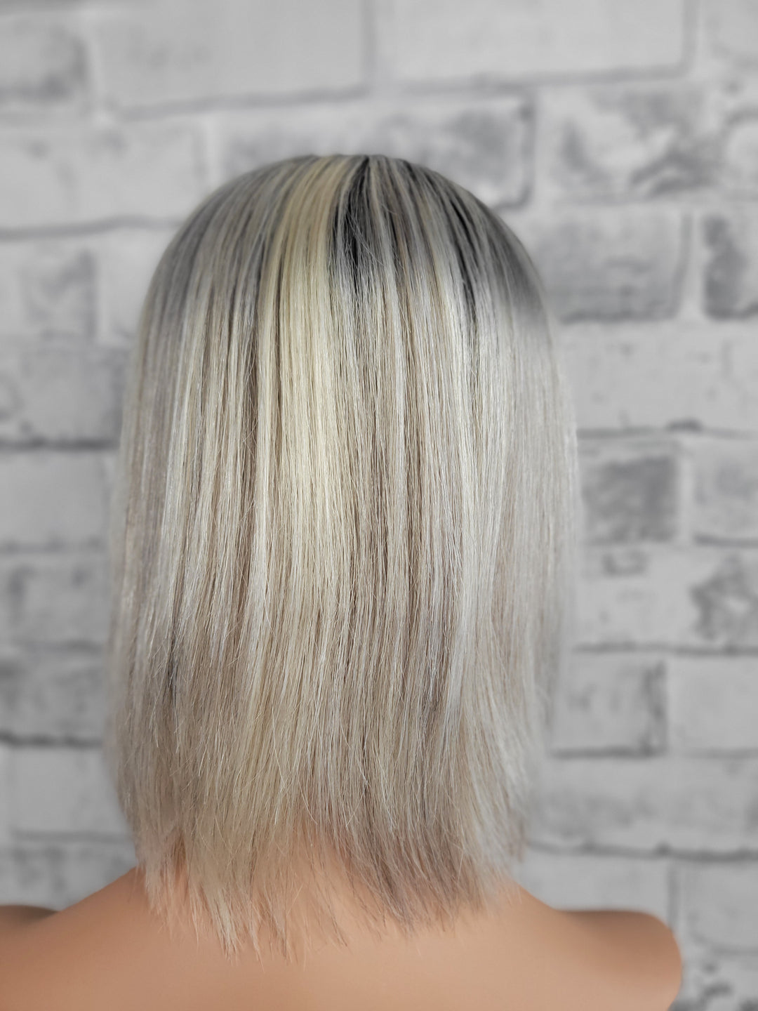 11" Closed Lace Topper - Platinum Ash (8x8)