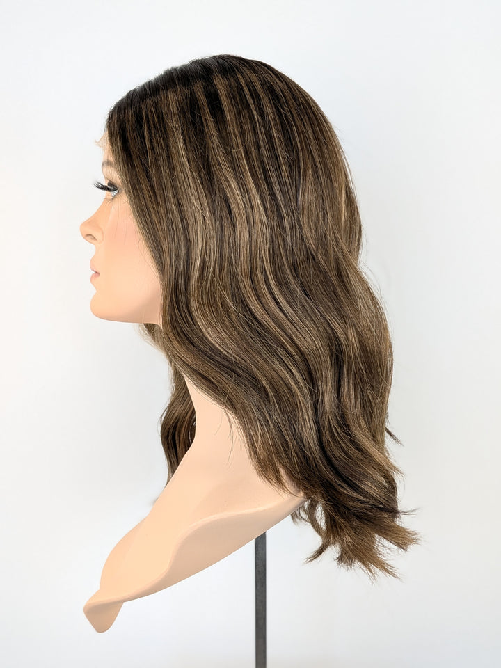 18" Lux Lace Wig - Dark Latte (M)
