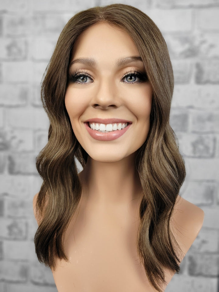 16" Closed Lace Topper - Toffee Ash (8x8)