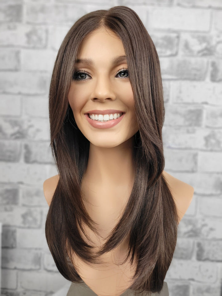 22" Synthetic Mono Top Wig - LBRO10/25-4 (S)