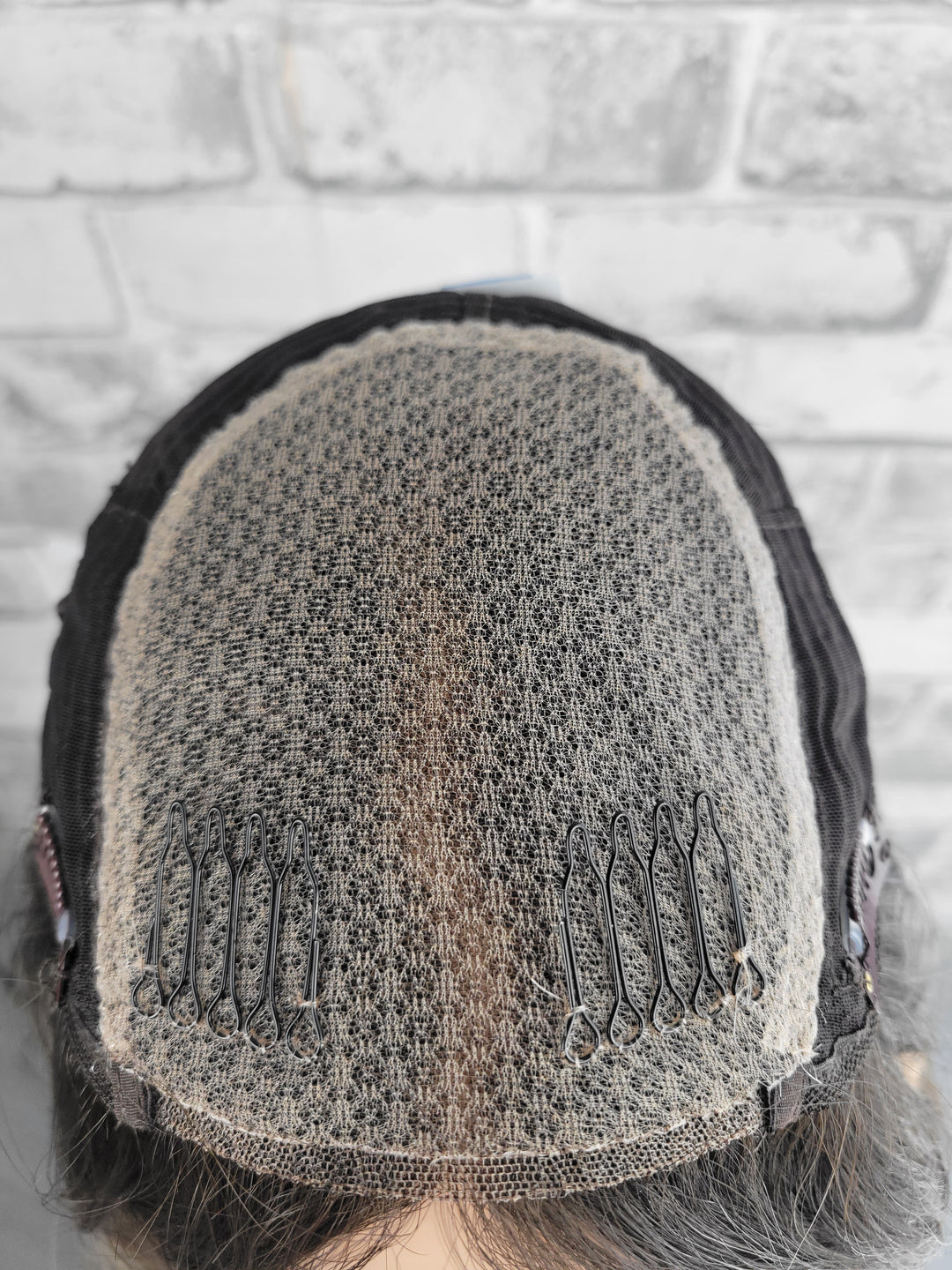 18" Closed Lace Topper - Iced Truffle  (8x8)