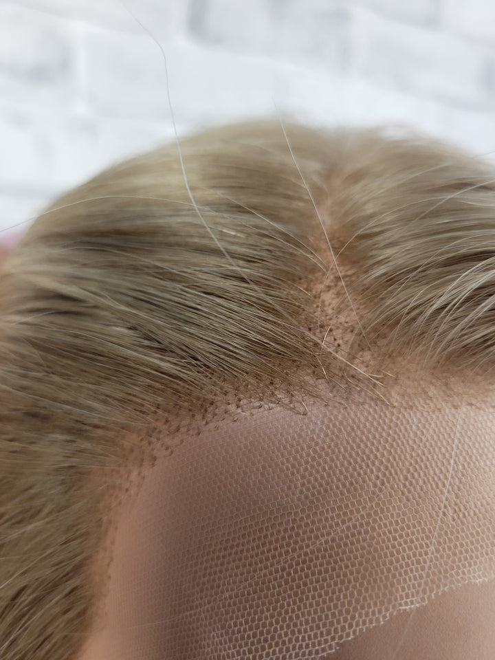 15" Lux Lace Wig - Riverstone Blonde (XS)