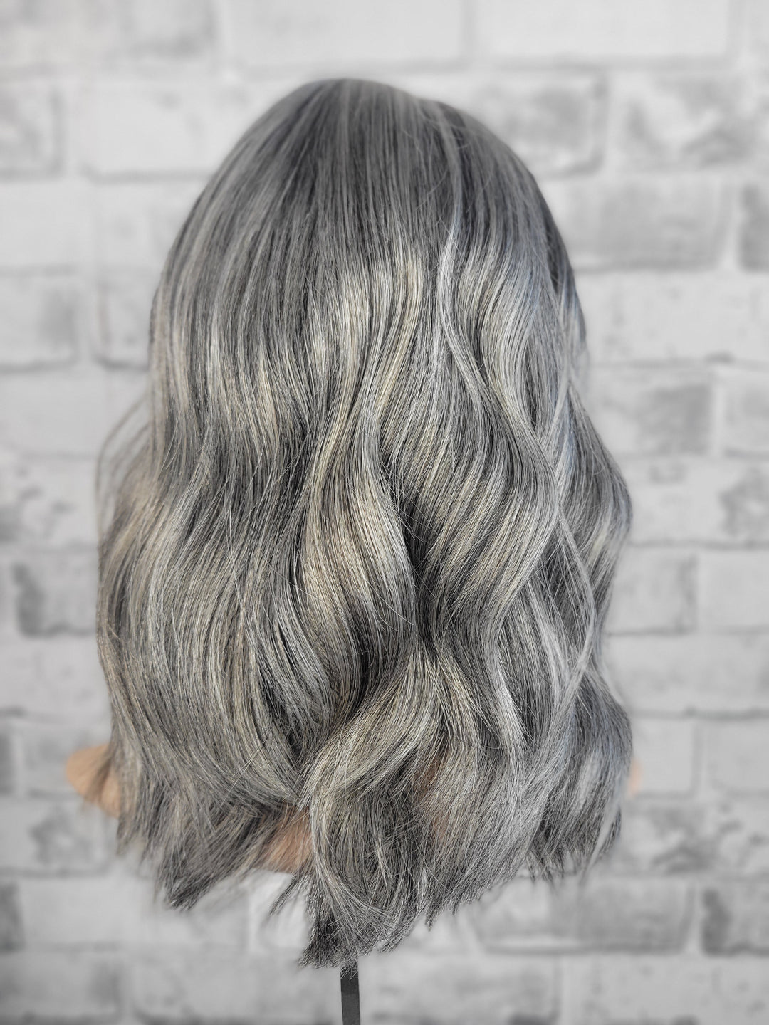 15" Lux Lace Wig - Salt'n'Pepper Shadow (S)