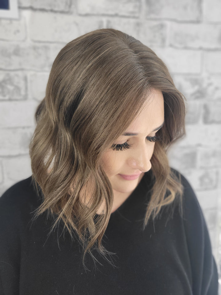 12" Closed Lace Topper - Espresso (8x8)