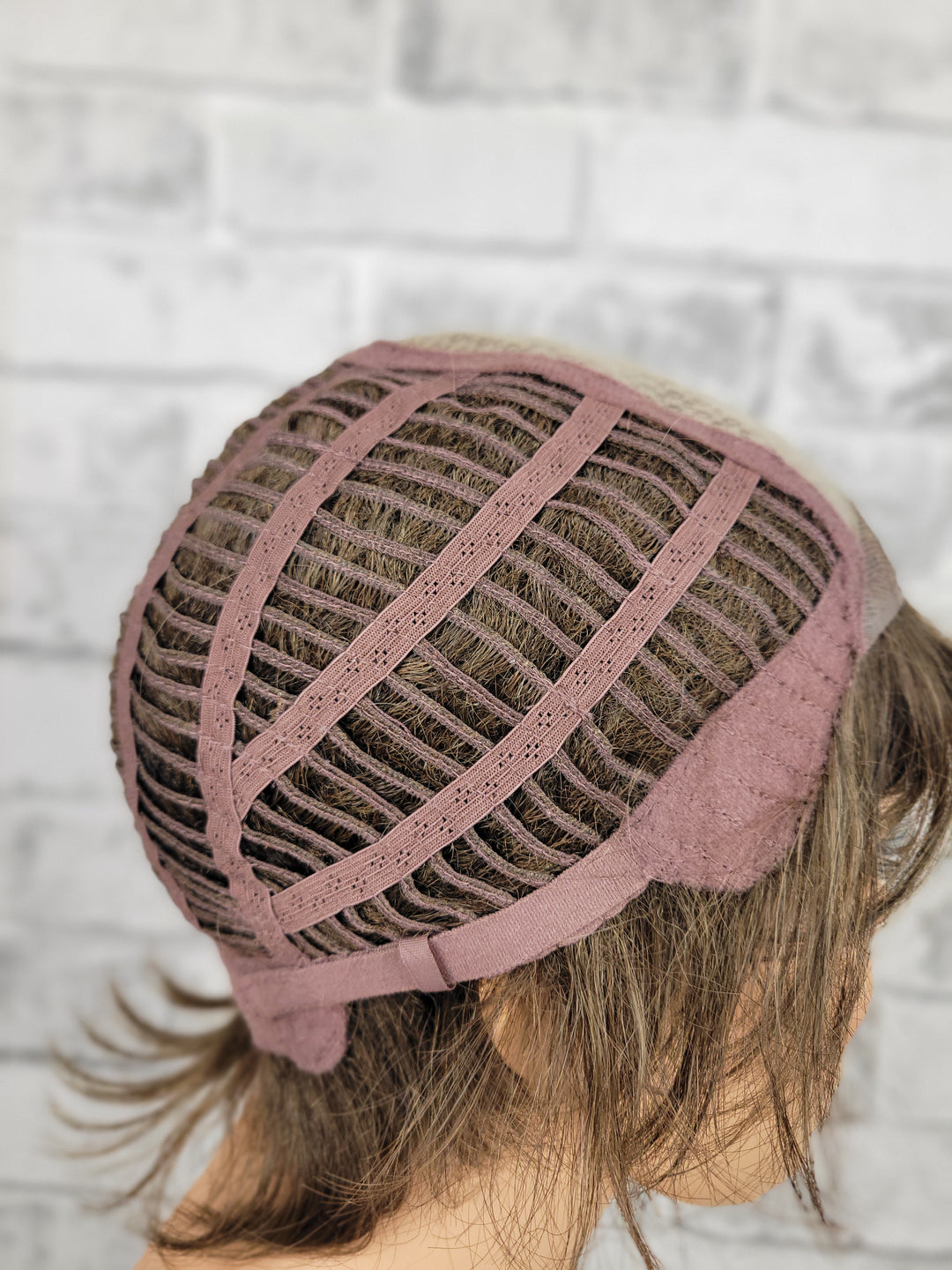 Pixie Synthetic Mono Top Wig - Brunetter (S)