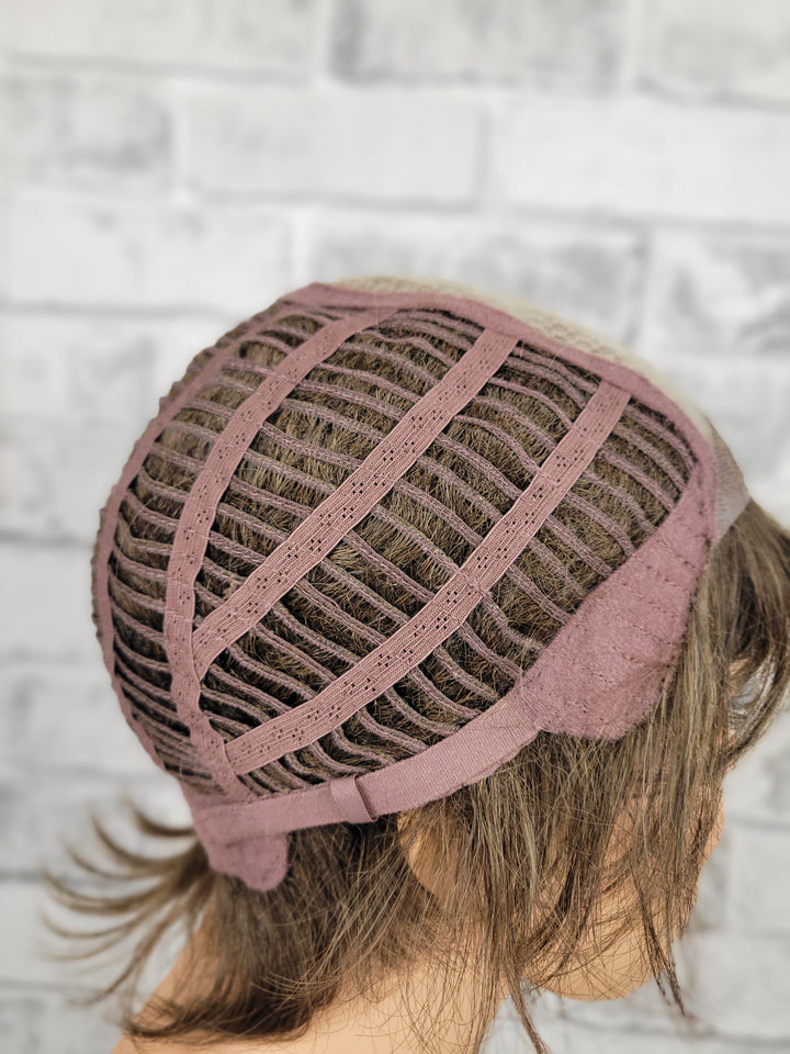 Pixie Synthetic Mono Top Wig - Brunetter (S)