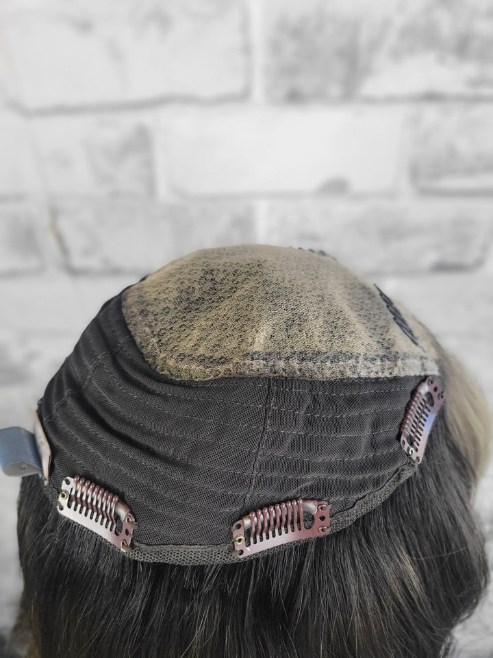 16" Closed Lace Topper - Mocha Mousse  (8x8)