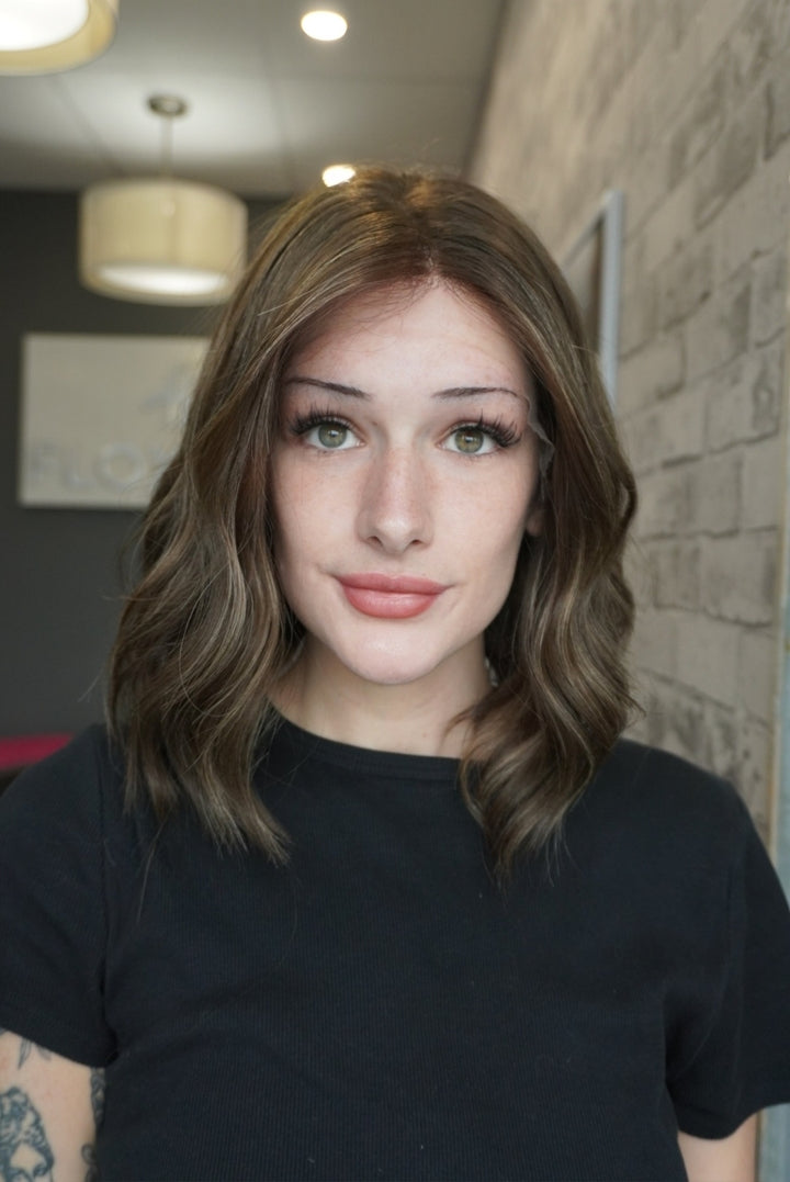 12" Lux Lace Wig - Mocha Taupe (XS)
