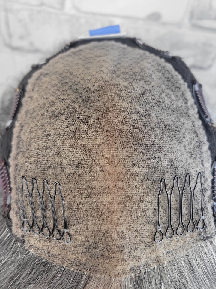 12" Closed Lace Topper - Salt 'n' Pepper Shadow (6x6)