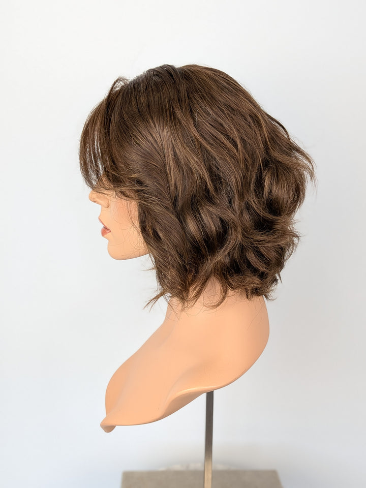 12" Lux Lace Wig Virgin Slavic - Toasted Hazelnut (L)