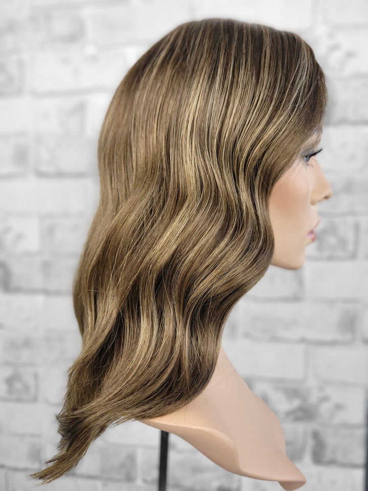 16" Closed Lace Topper - Toffee Ash (8x8)