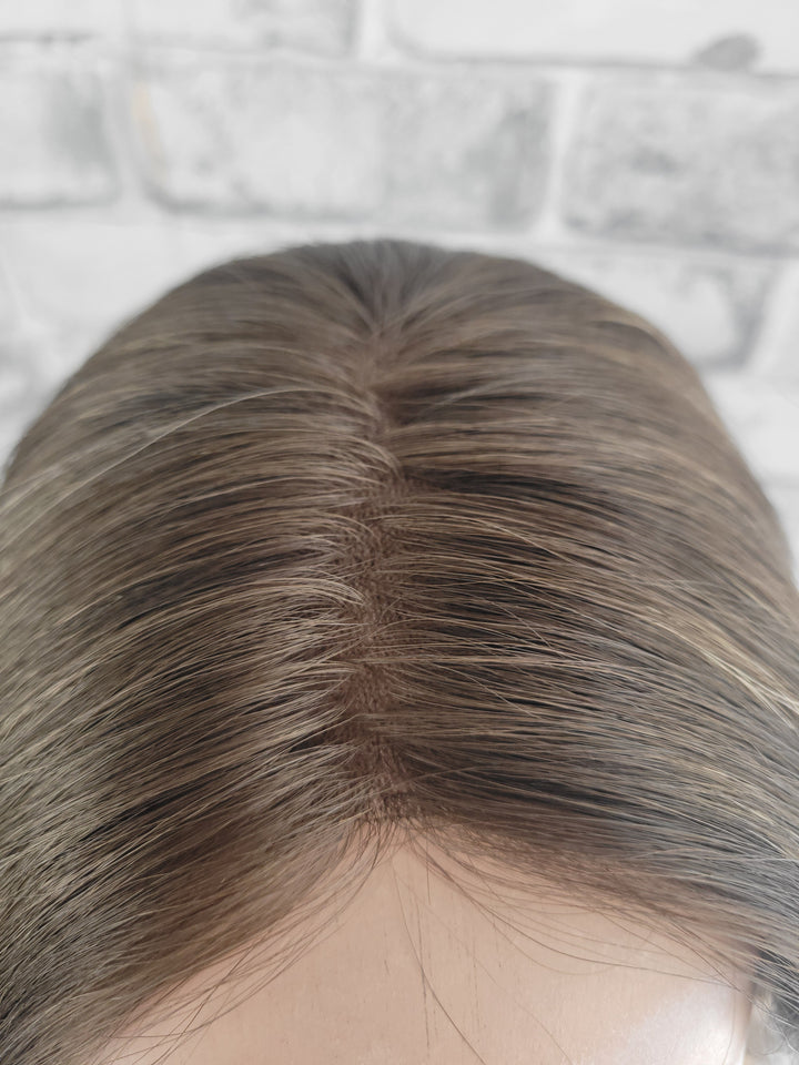 12" Closed Lace Topper - Espresso (8x8)