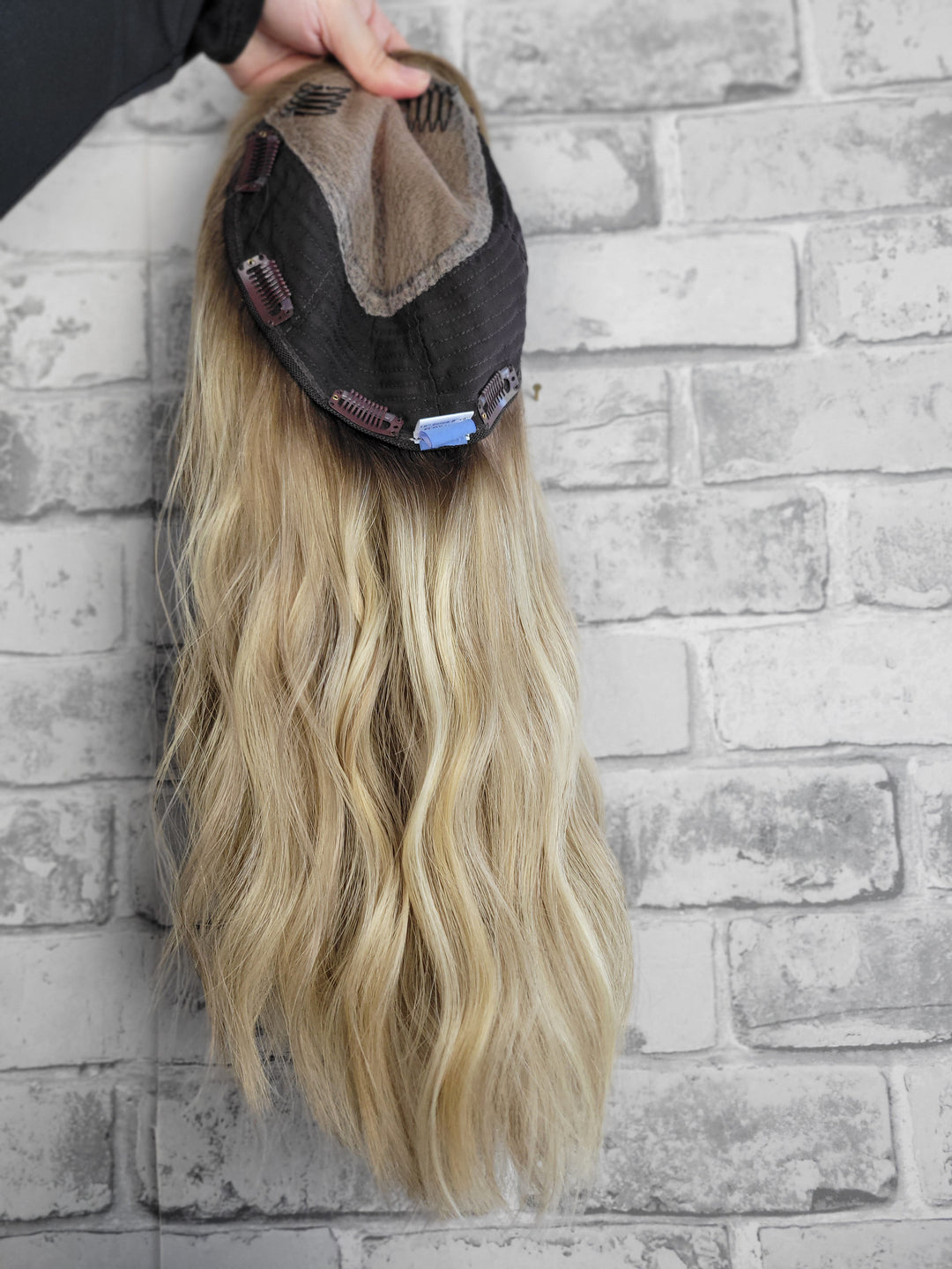 16" Closed Lace Topper - Hay Bale Beige  (8x8)