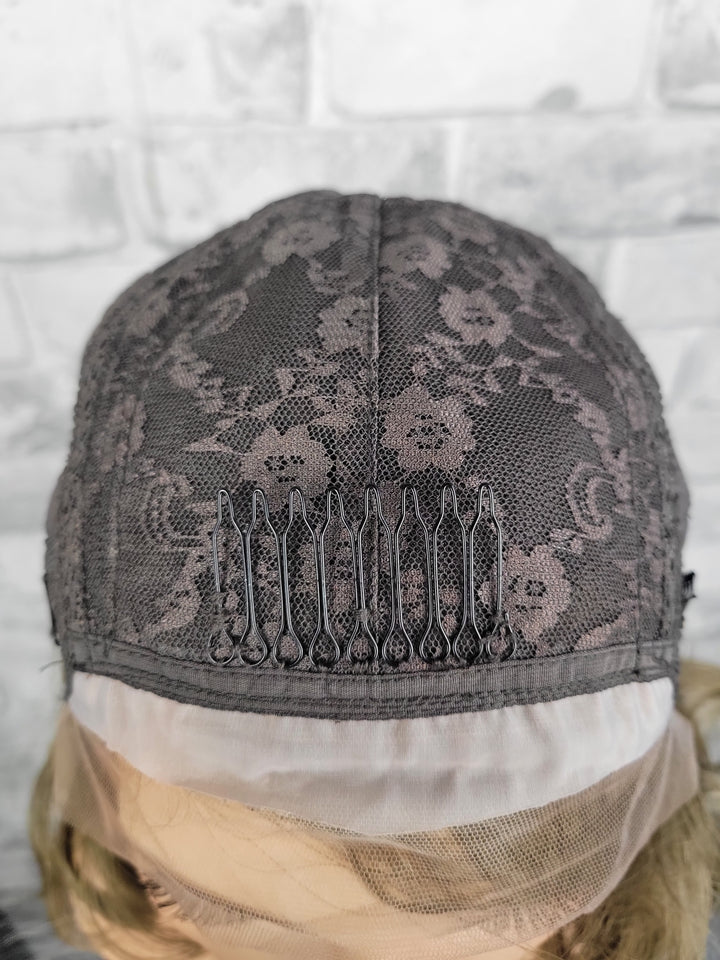 14" Silk Top/ Lace Front Wig - Bright Tawny Brown  (M)