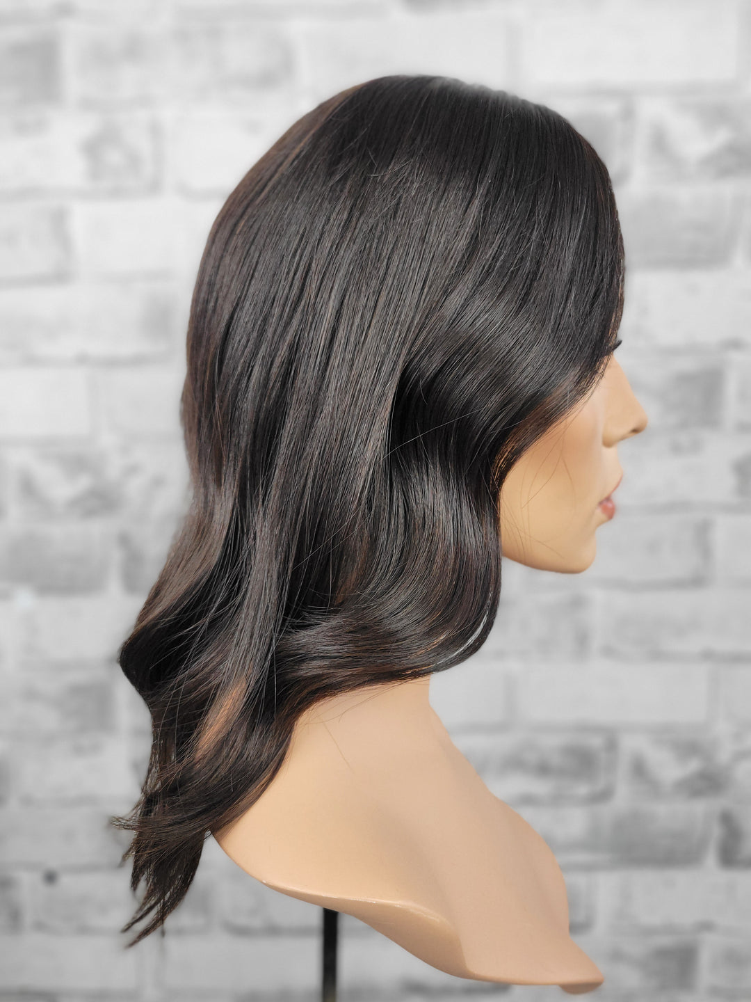 16" Closed Lace Topper - Darkest Brown (8x8)