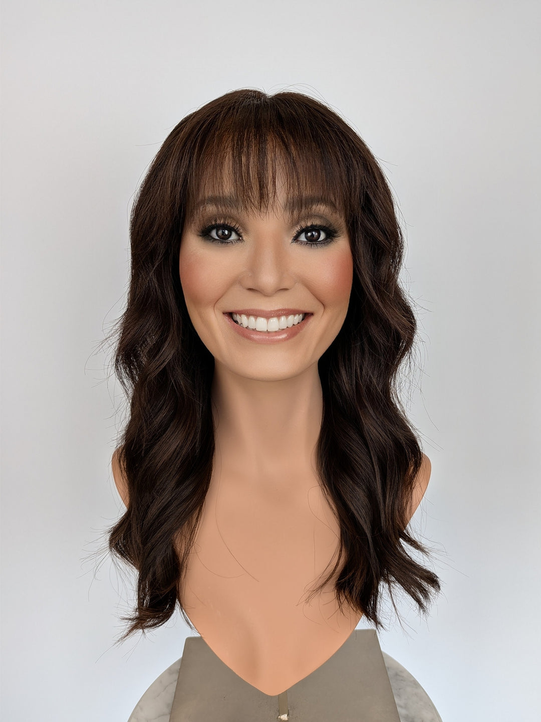 18" Pre-Loved Lace Top Wig - Darkest Brown (M)