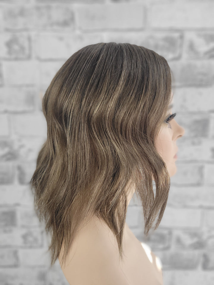 12" Closed Lace Topper - Espresso (8x8)