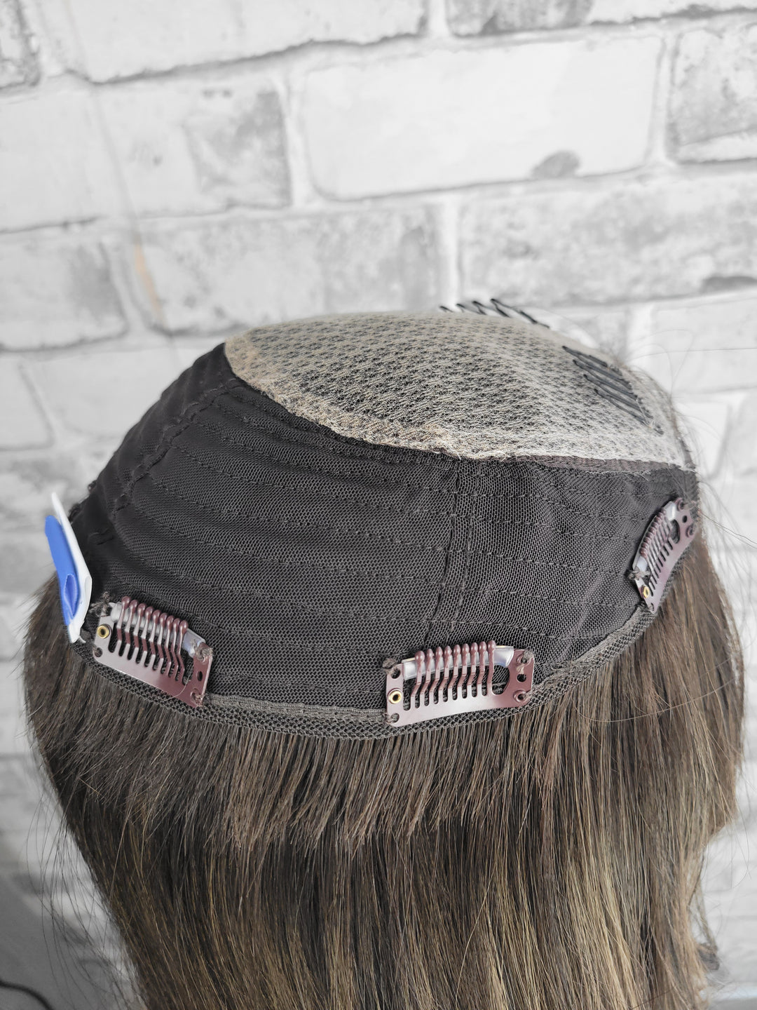 18" Closed Lace Topper - Iced Truffle  (8x8)