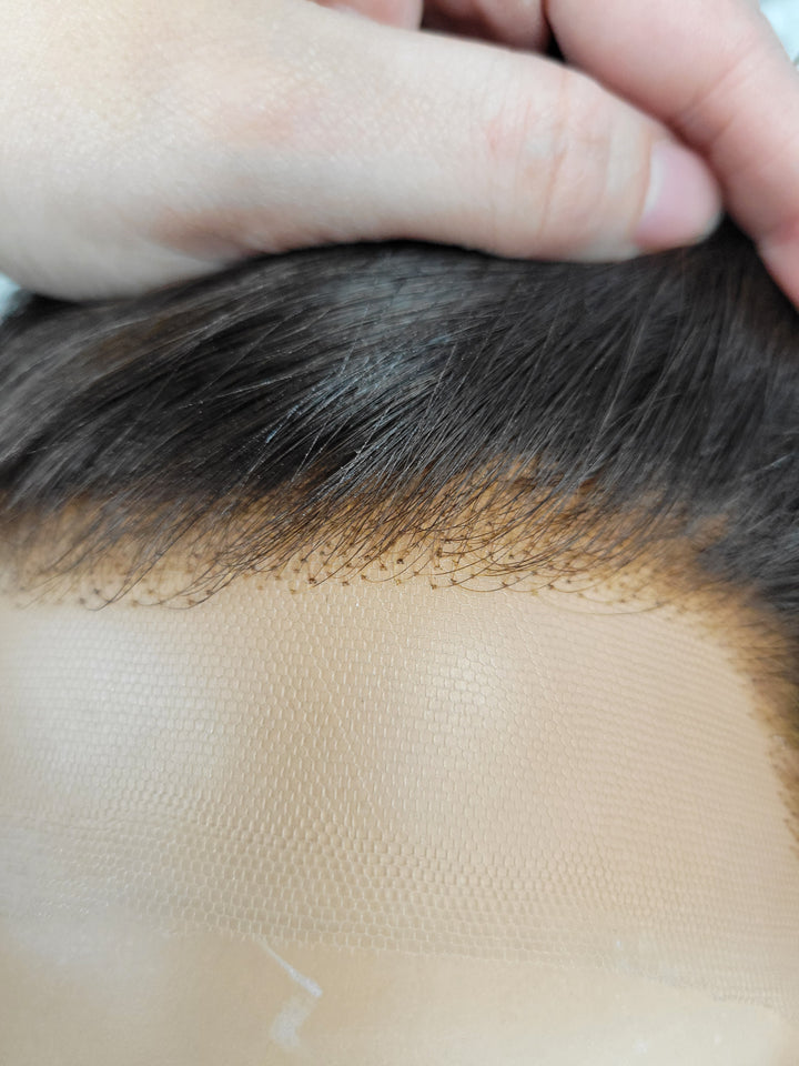 12" Lux Lace Wig - Darkest Brown (S)