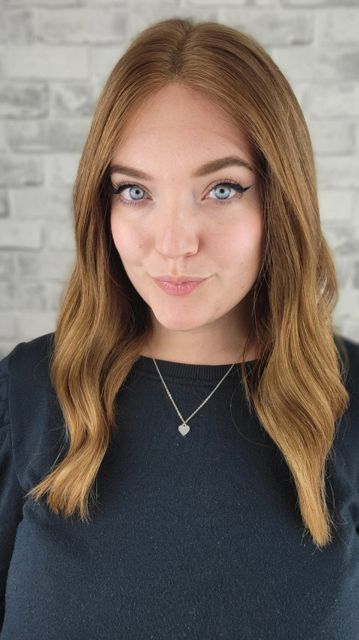 17" Lux Lace Wig Virgin Slavic - Soft Toffee (M)