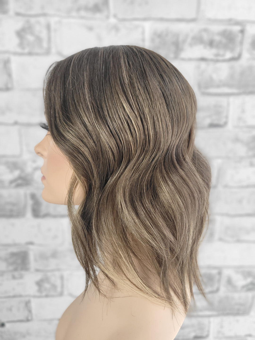 12" Closed Lace Topper - Espresso (8x8)