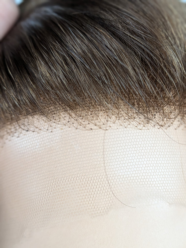 12" Lux Lace Wig Virgin Slavic -  Maple Brown (M)