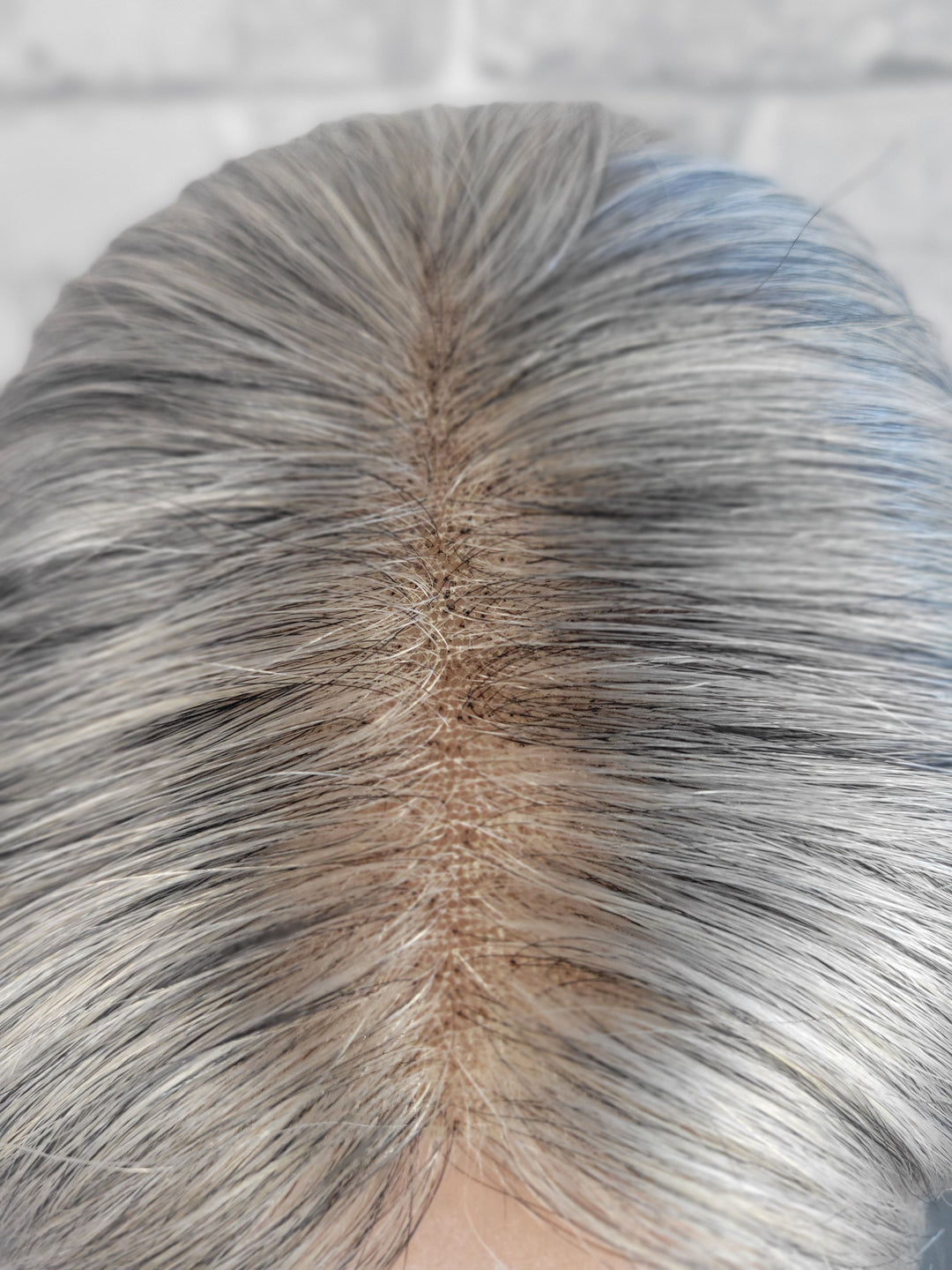 14" Closed Lace Topper - Salt 'n' Pepper (6x6)