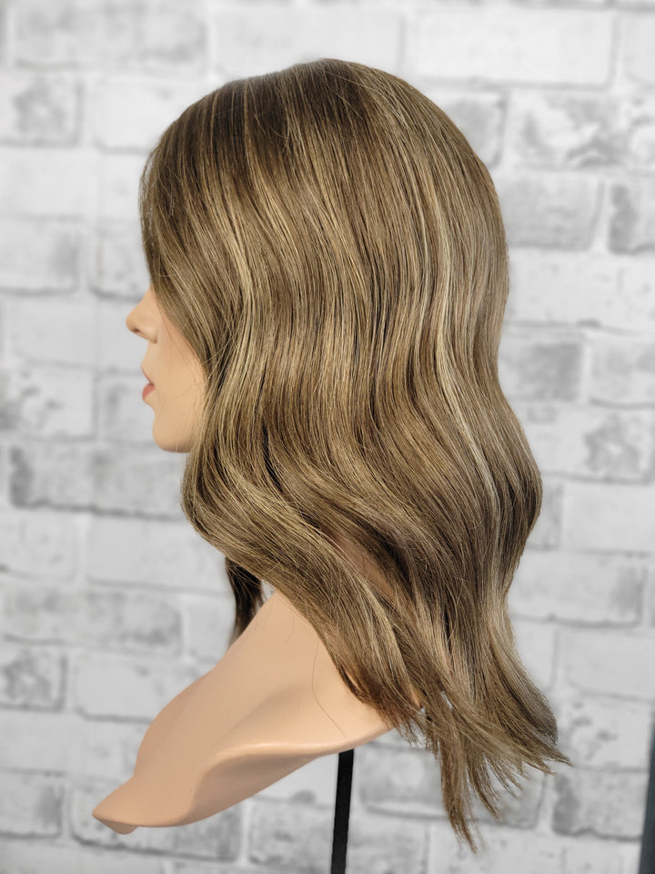 16" Closed Lace Topper - Toffee Ash (8x8)