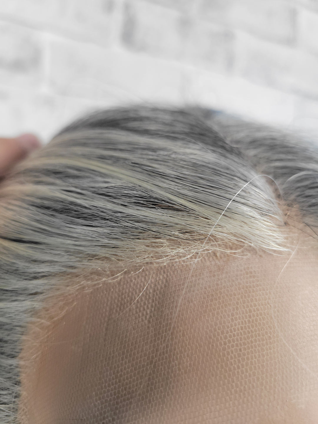 15" Lux Lace Wig - Salt'n'Pepper Shadow (S)