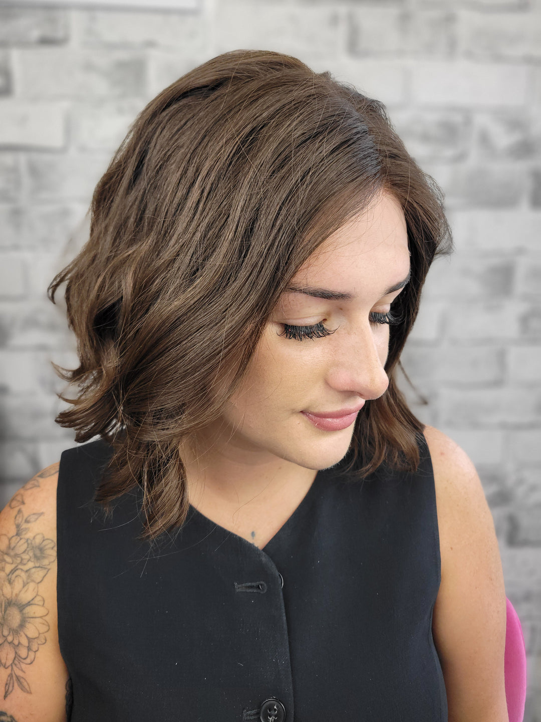 13" Lux Lace Wig Virgin Slavic -  Chocolate Wave (M)