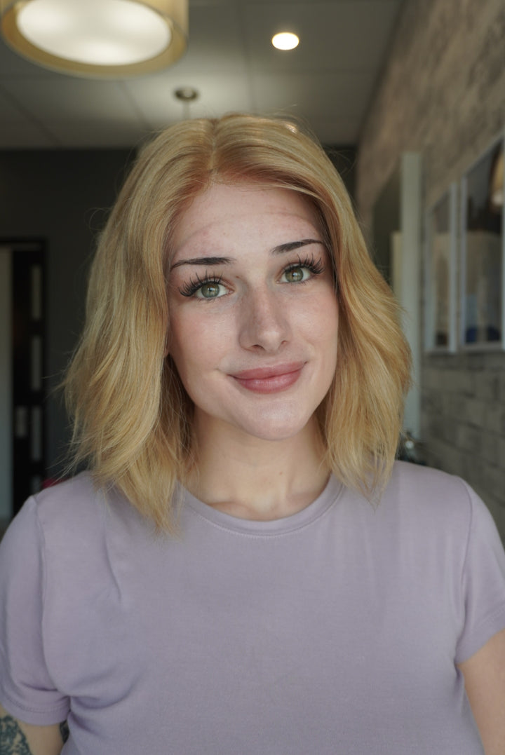 13" Lux Lace Wig Virgin Slavic -  Honey Butter (M)