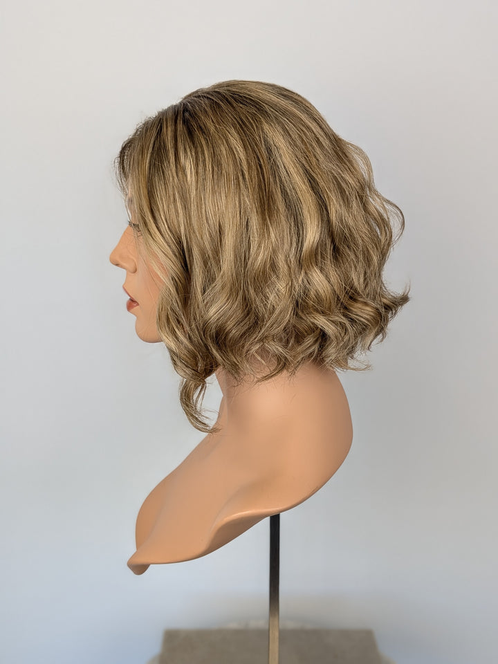 12" Lux Lace Wig Virgin Slavic - Harvest Blonde Curl (S)