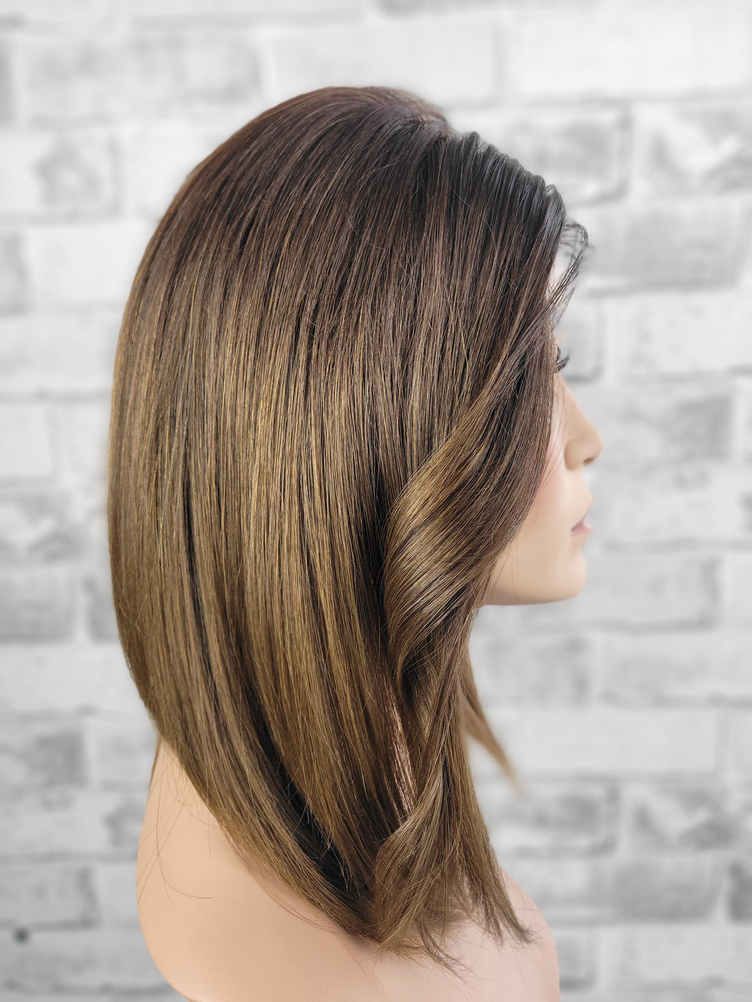 15" Lux Lace Wig - Chocolate Ombre (S)