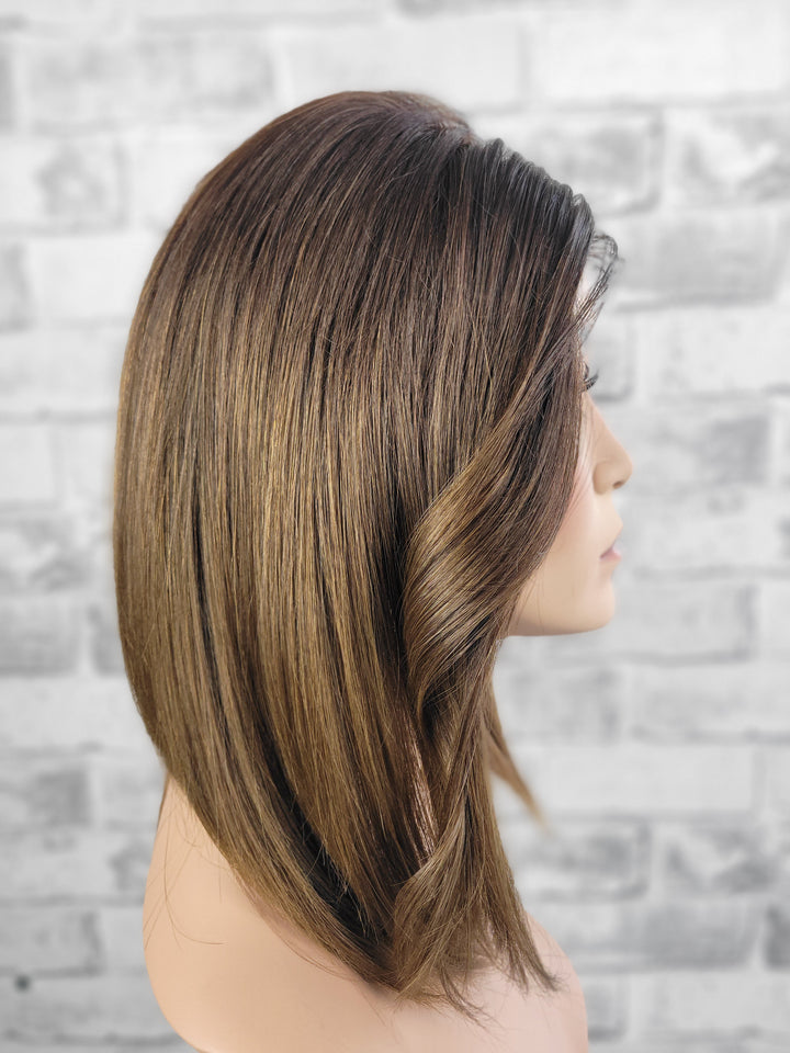 15" Lux Lace Wig - Chocolate Ombre (S)