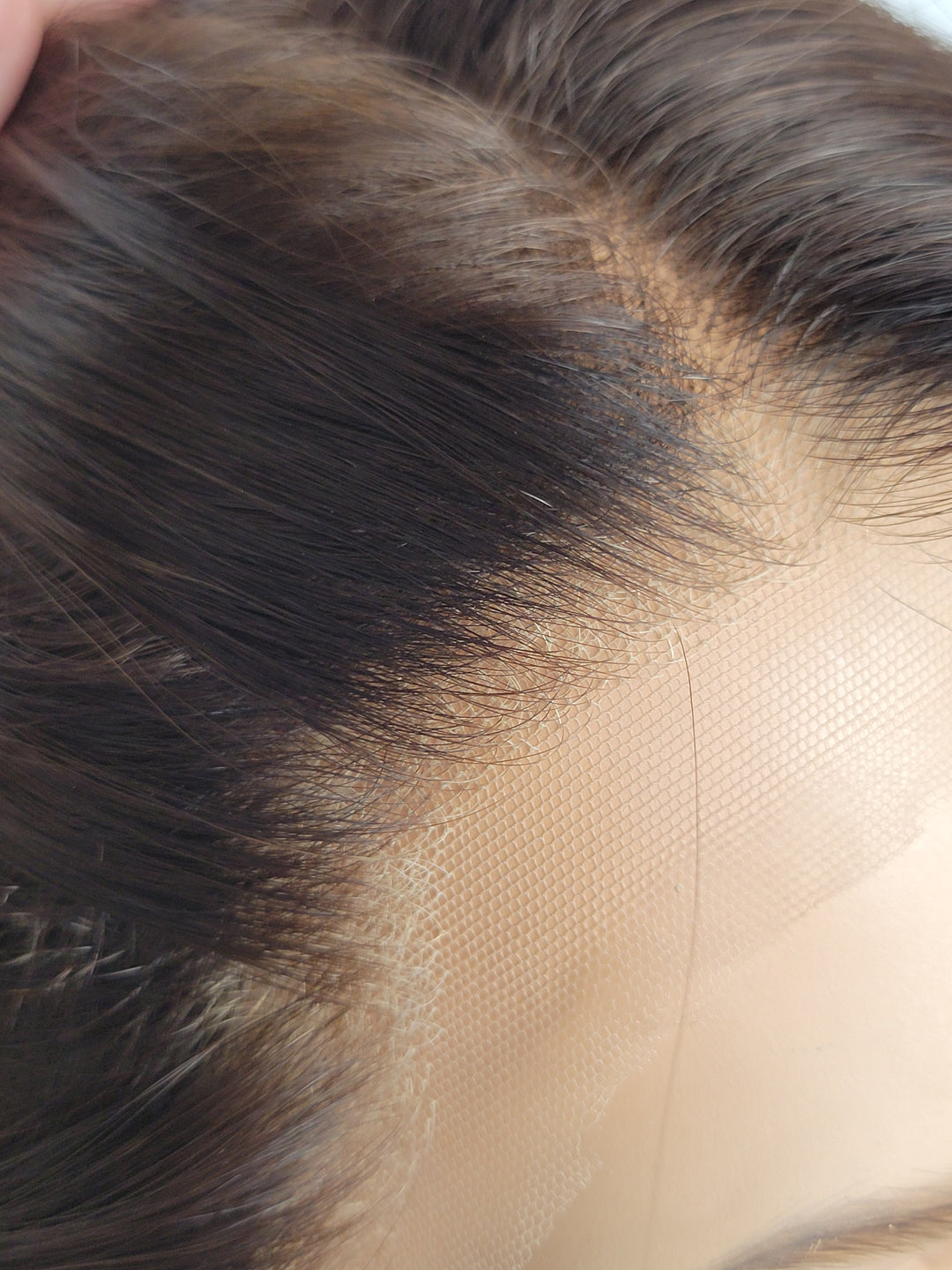 18" Lux Lace Wig - Darkest Brown (M)