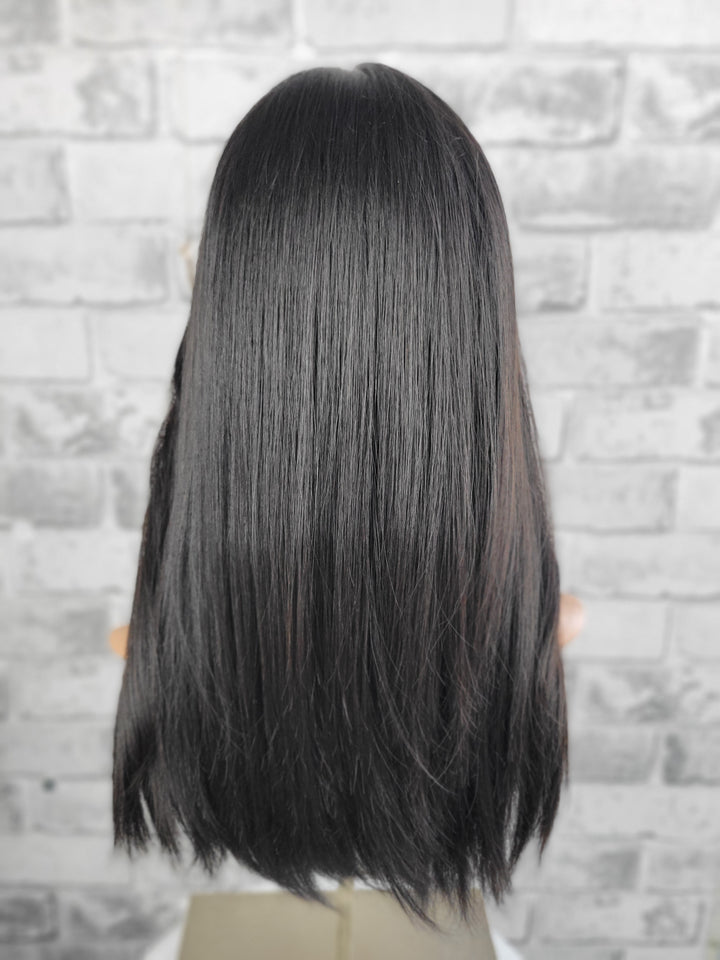 18" Lux Lace Wig - Natural Black (M)