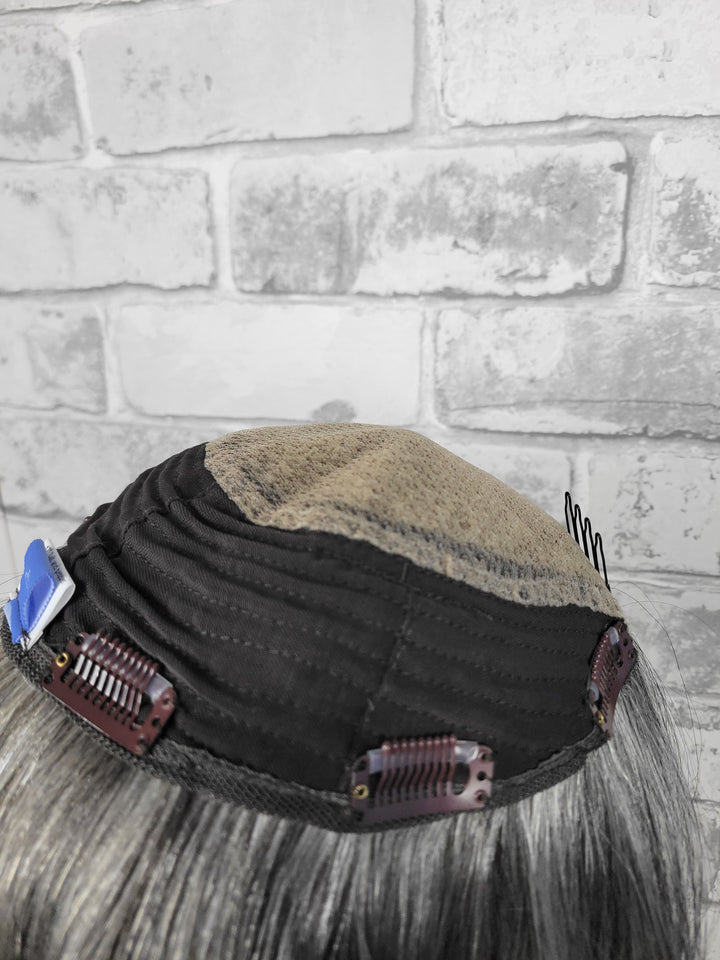 12" Closed Lace Topper - Salt 'n' Pepper Shadow (8x8)