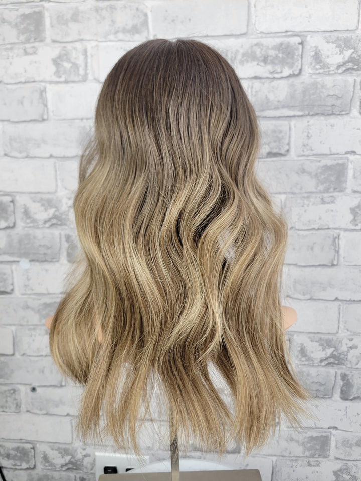 16" Closed Lace Topper - Driftwood Bronde (8x8)