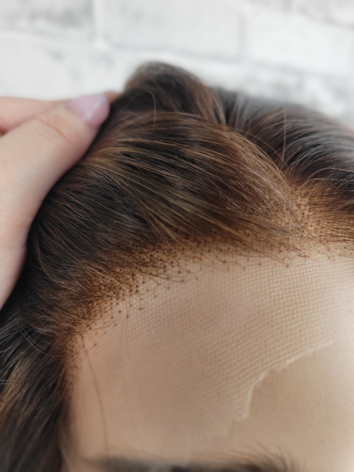 18" Lux Lace Wig - Bronzed Chestnut (S)