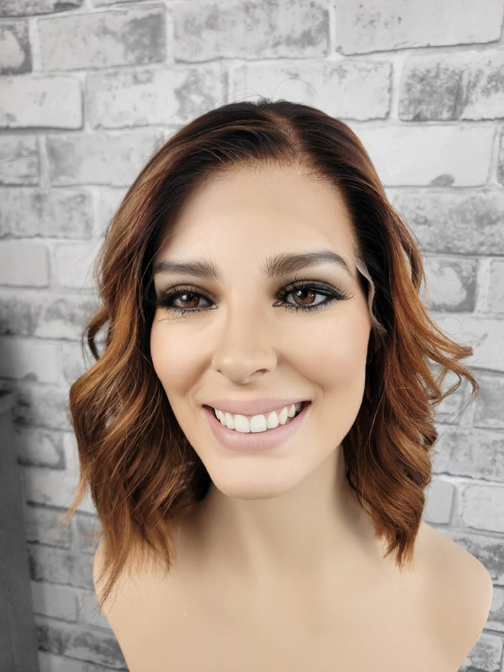 14" Lux Lace Wig - Dark Sunset Copper (M)