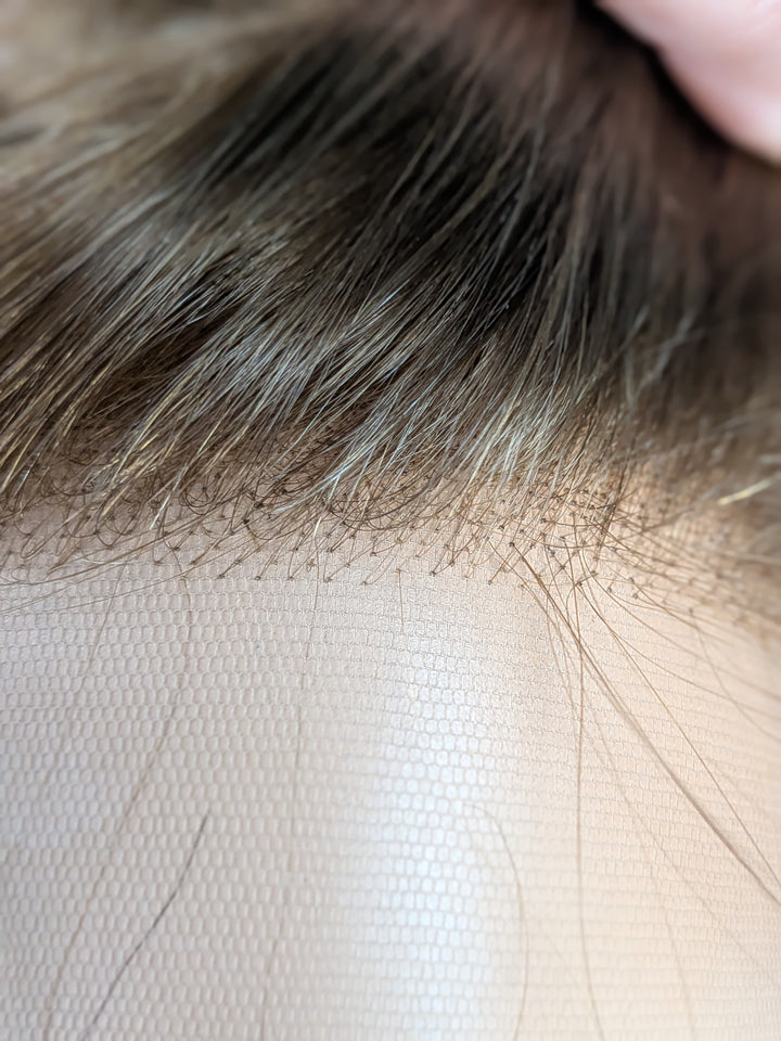 12" Lux Lace Wig Virgin Slavic - Soft Toffee (XS)