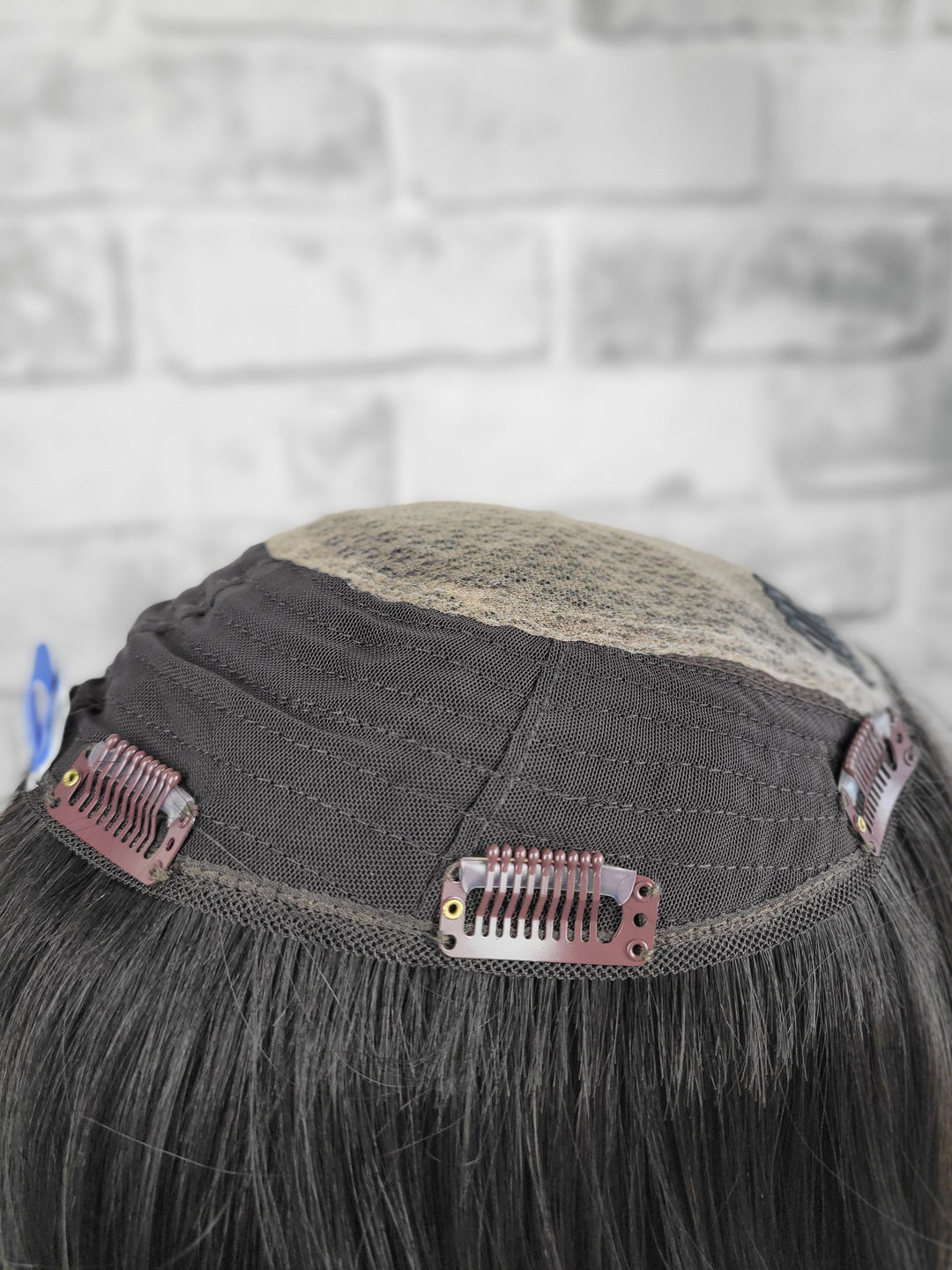 16" Closed Lace Topper - Natural Black (8x8)