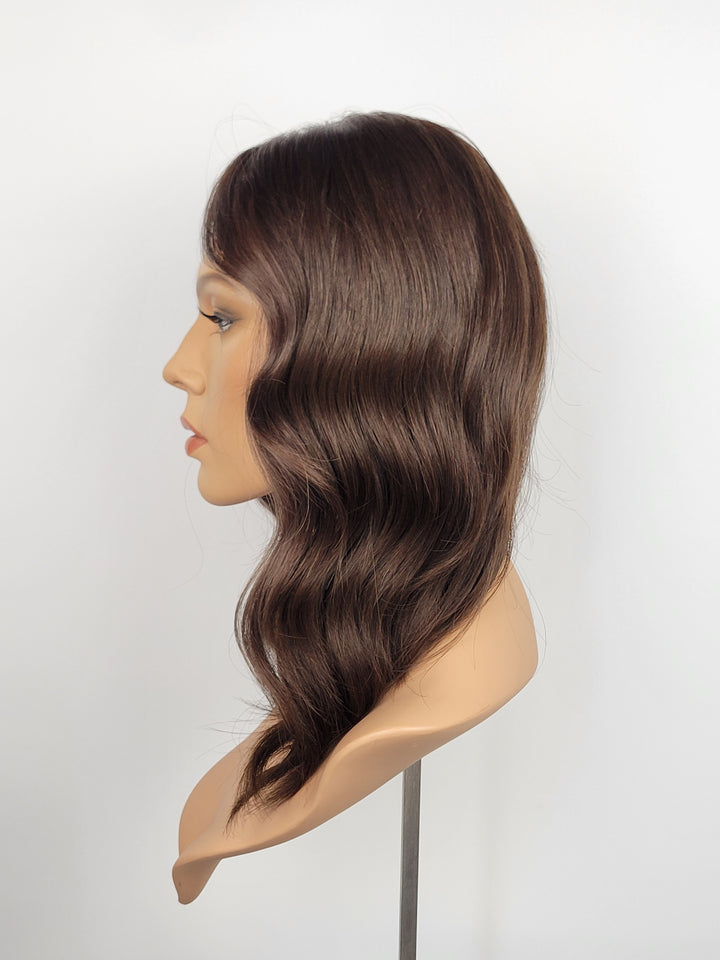 16" Lux Lace Wig - Darkest Brown (XL)
