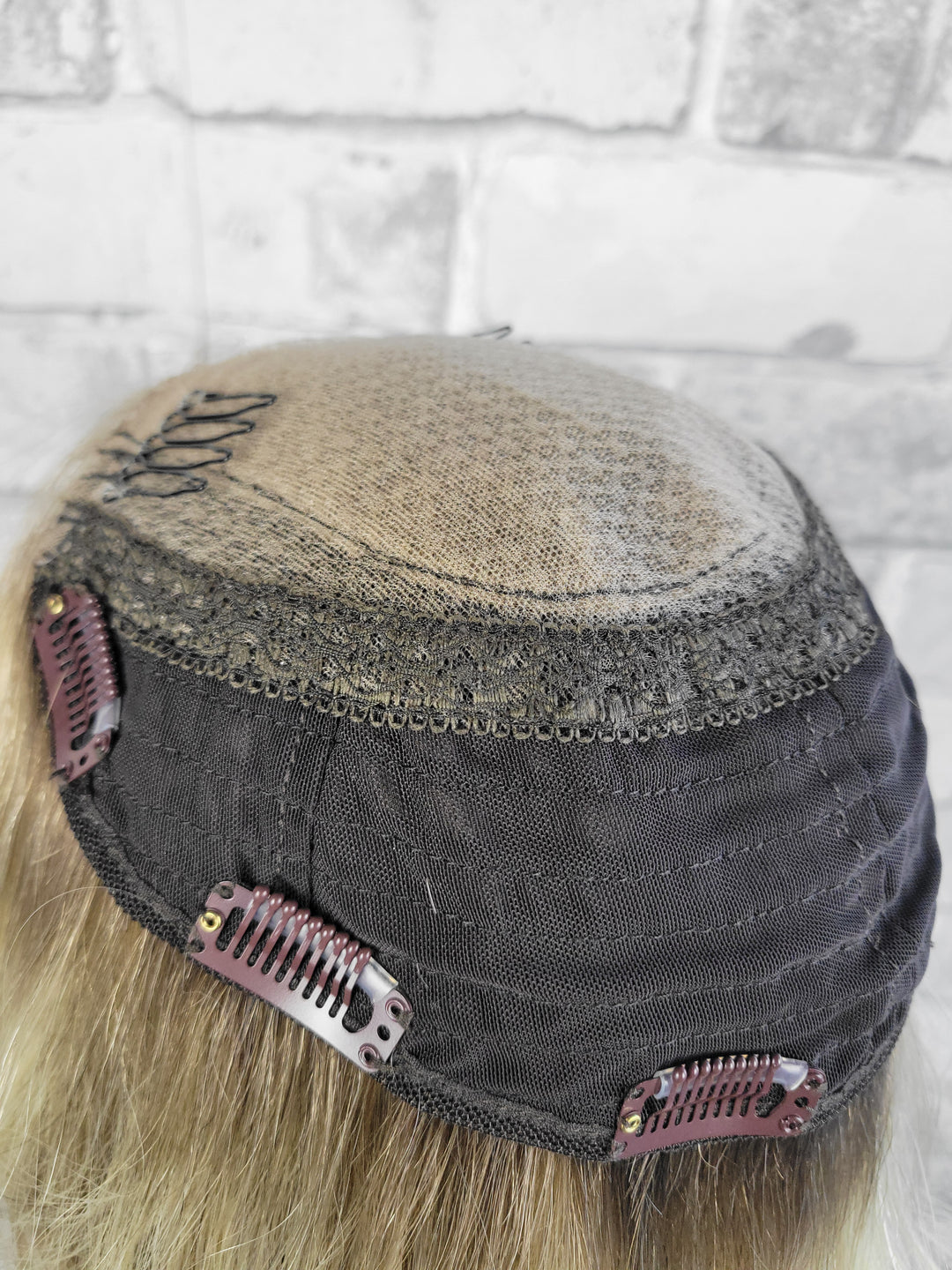 15" Redefined Silk Topper - Soft Cream Blonde (8x8)