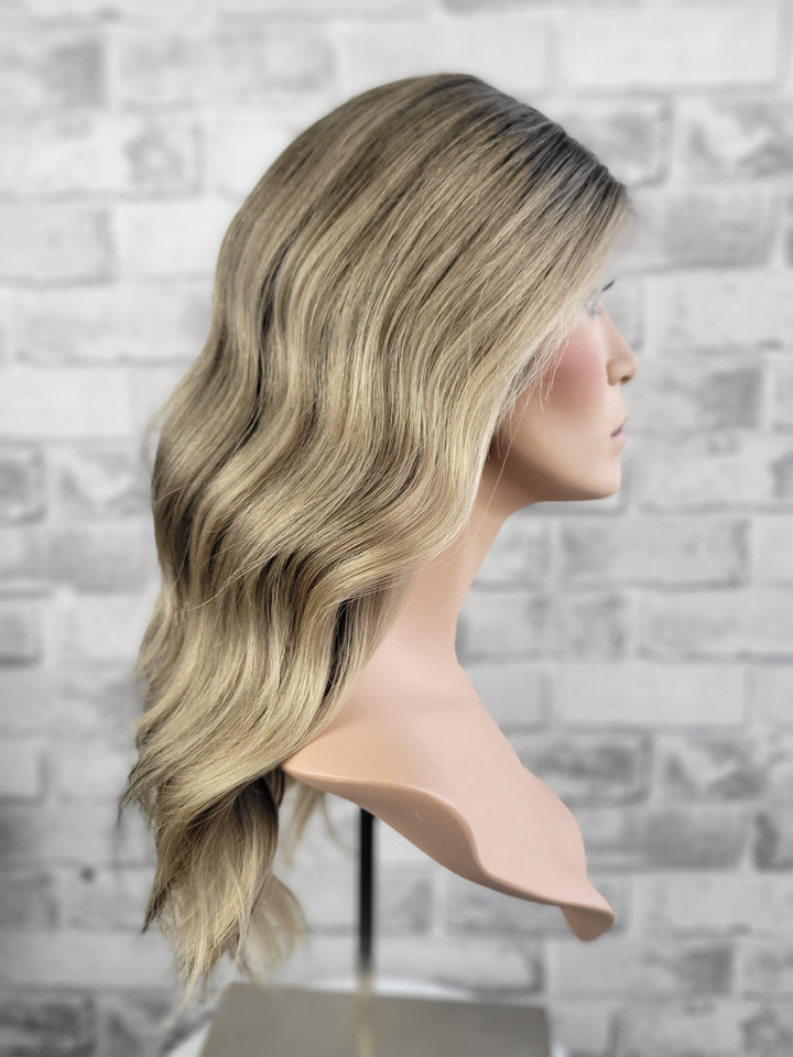 18" Lux Lace Wig - Biscuit Blonde (XL)